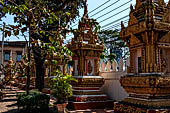 Vientiane , Laos. Wat Chantabuli near the Mekong river bank. 